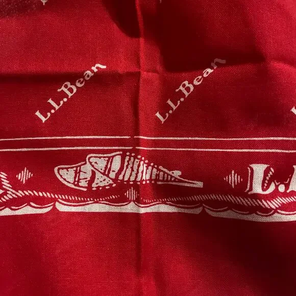 LL Bean red bandana New - Picture 4 of 5